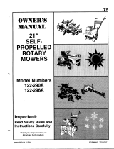 MTD 122-290A User manual