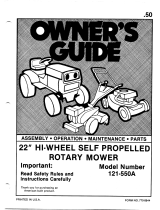 MTD 121-550A User manual