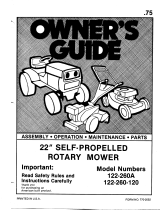 MTD 122-260A User manual