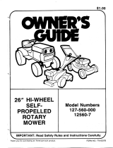 MTD 127-560-000 User manual