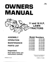 MTD 134-720-000 User manual