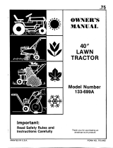 MTD 133-699A User manual