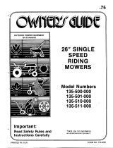 MTD 135-510-000 User manual