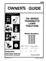 MTD 136-702-000 User manual