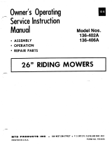 MTD 136-402A User manual
