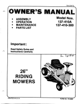 MTD 137-410A User manual