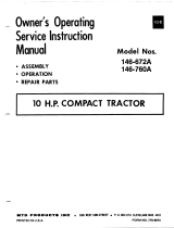 MTD 146-672A User manual