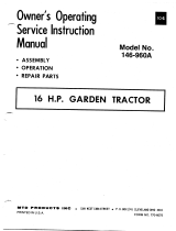 MTD 146-960A User manual