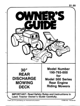 MTD 190-793-000 User manual