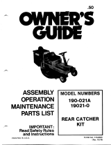 MTD 19021-0 User manual