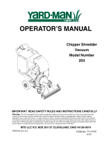 MTD Yard-Man 203 User manual