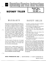 MTD 213-380 User manual