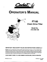MTD 21A-340-100 User manual