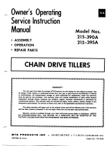 MTD 215-390A User manual