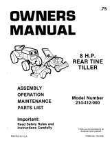 MTD 214-412-000 User manual