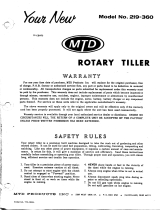 MTD 219-360 User manual