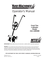 MTD 21A-120R000 User manual