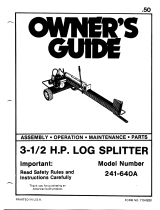 MTD 241-640A User manual