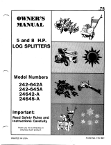 MTD 242-642A User manual