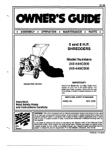 MTD 243-645C000 User manual