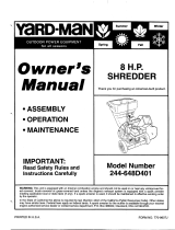 MTD 244-648D401 User manual