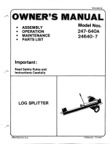 MTD 247-640A User manual
