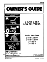 MTD 24642-8 User manual