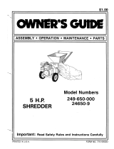 MTD 24650-9 User manual