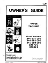 MTD 24687C User manual