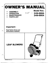 MTD 249-688A User manual