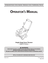 MTD 2T5 shown User manual