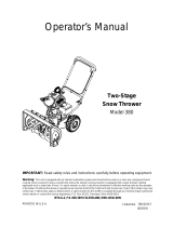 MTD 380 User manual