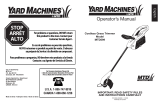 MTD 599 User manual