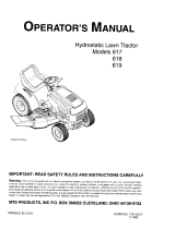 MTD 617 User manual