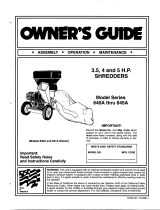 MTD 640A thru 645A User manual