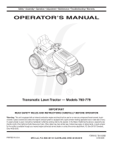 MTD 760-779 User manual