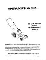 MTD Series 520 Thru 530 User manual