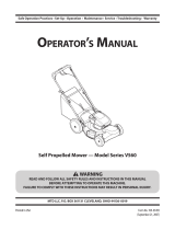 MTD V560 User manual