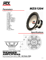 MTX Audio MZS1204 User manual