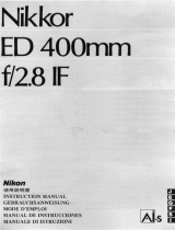 Nikon AF-S NIKKOR 400mm f/2.8 ED VR User manual
