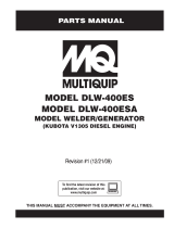 MULTIQUIP DLW-400ESA User manual