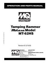 MULTIQUIP MT-62HS User manual