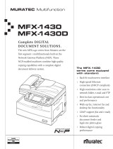 Muratec MFX-1430D User manual