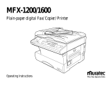 Muratec MFX-1600 User manual