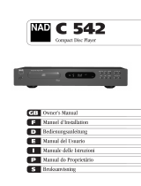 NAD C542 User manual