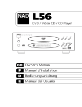 NAD l 56 User manual