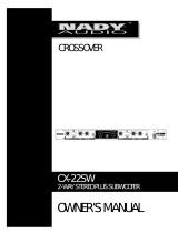 Nady Systems CX-22SW User manual