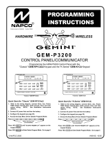 NAPCO Gemini GEM-P3200 User manual