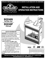Napoleon Fireplaces BGD48N User manual
