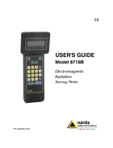 NARDA 8718B User manual